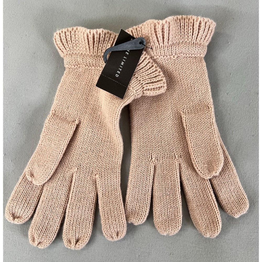 The Limited Pink Gloves One Sz Ruffle NWT